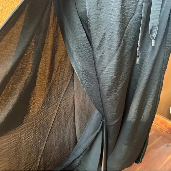 Osklen Silk Harem Pants Black Size Petite EUC! - Picture 9 of 11